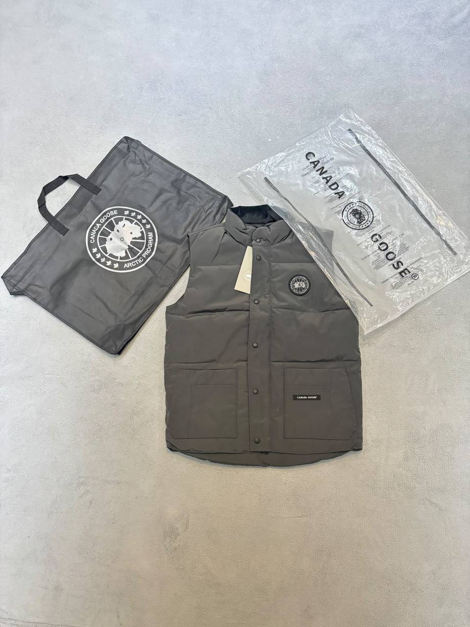 Grey body warmer